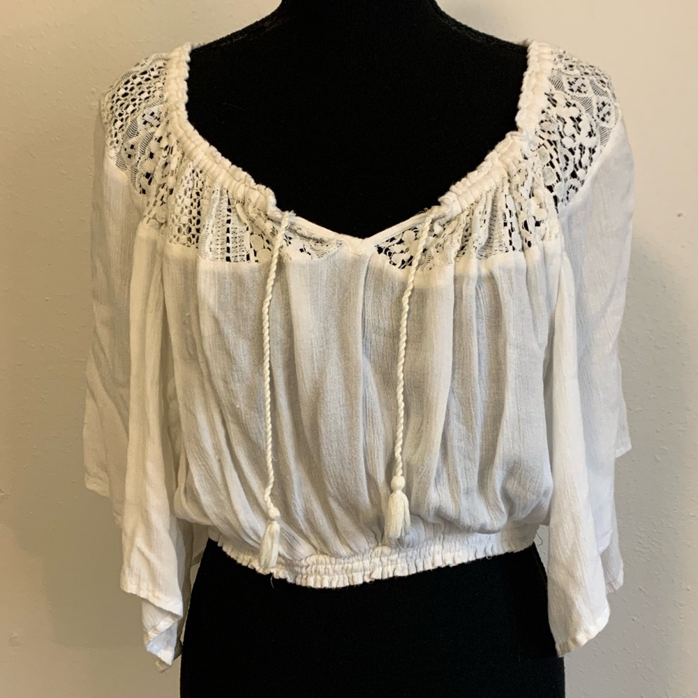 Hollister Bat Sleeve Crop